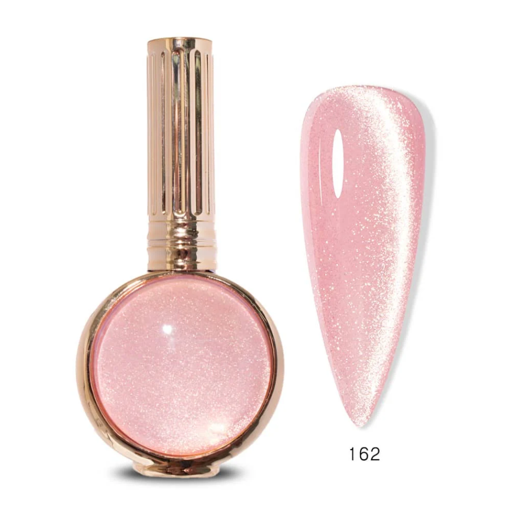 162 - Hang Nude Shimmer Cat Eye - Pink Satin