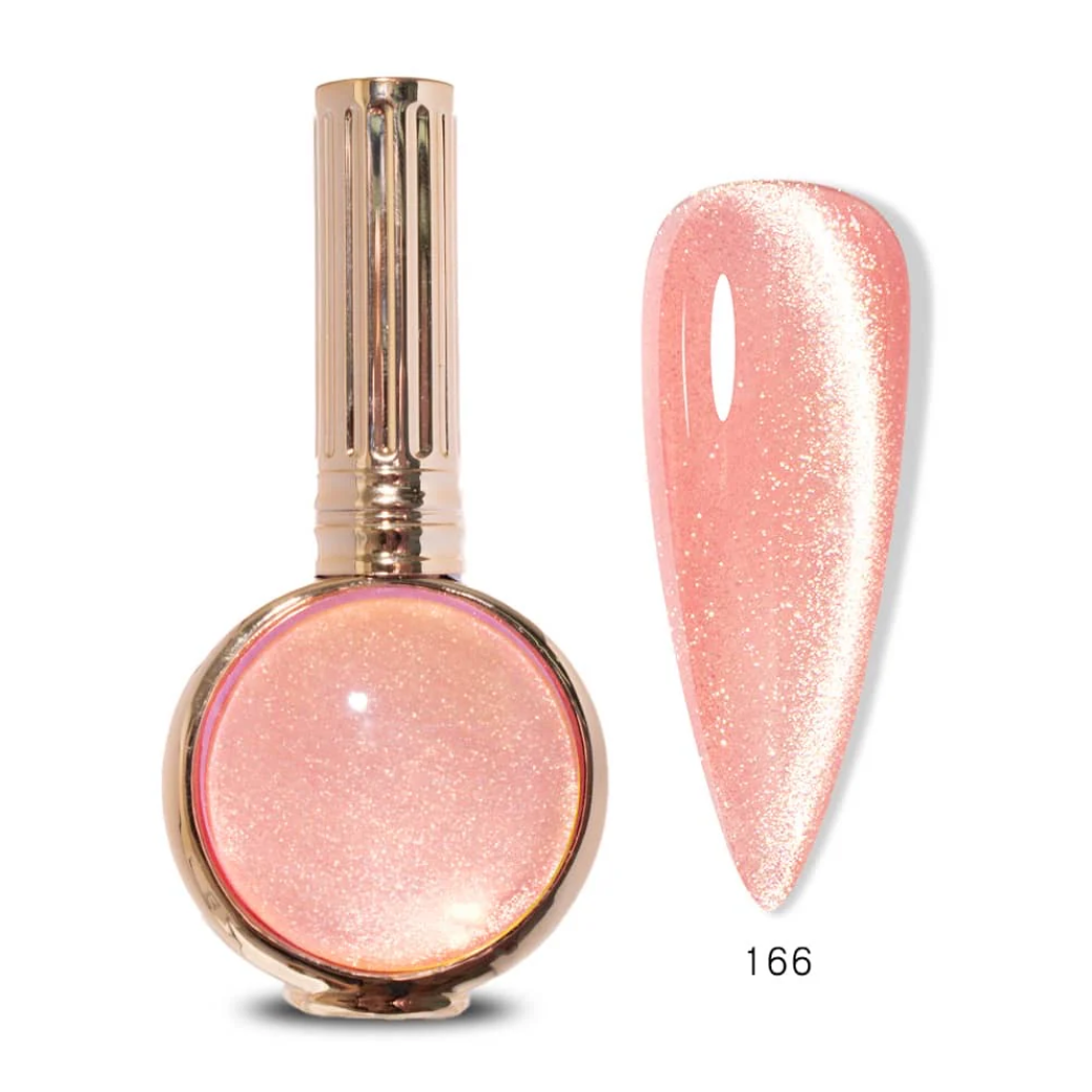 166 - Hang Nude Shimmer Cat Eye - Apricot Gleam