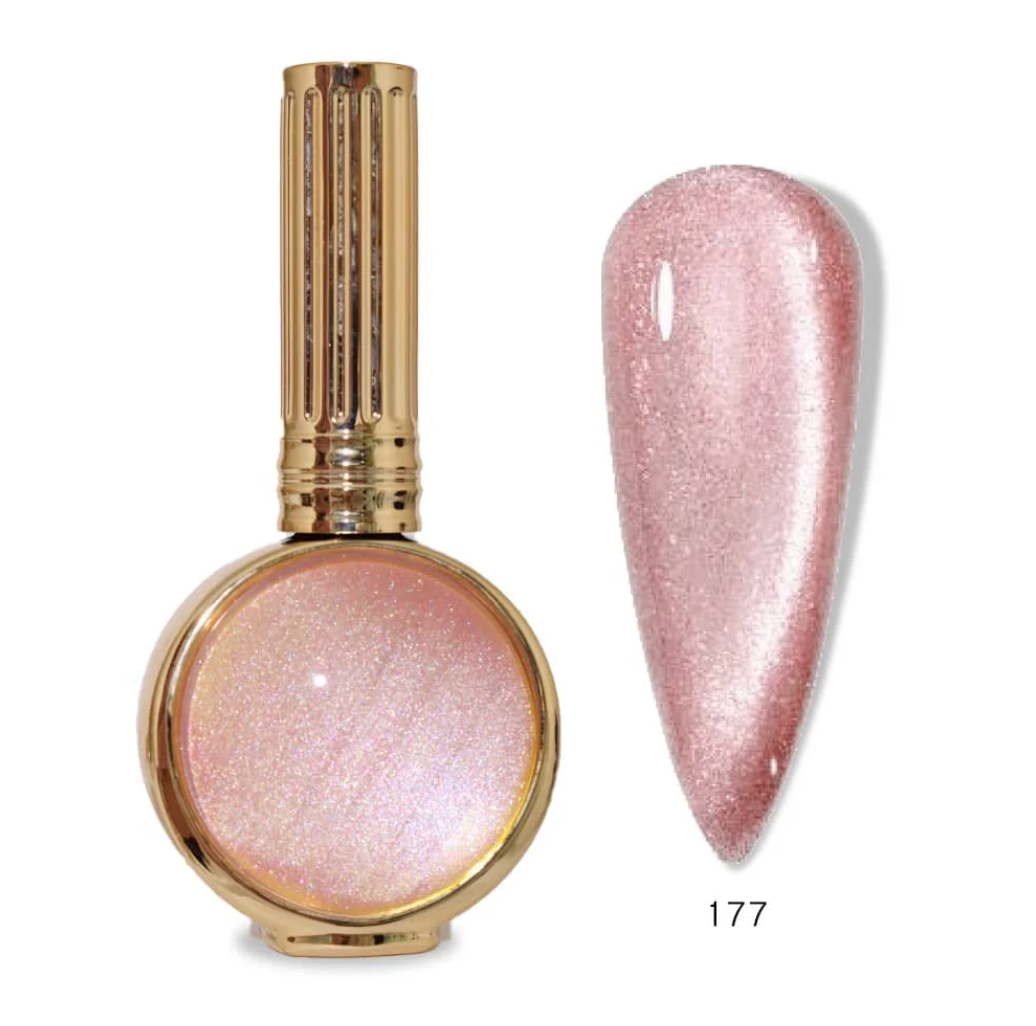 177 - Hang Nude Shimmer Cat Eye - Dusty Rose