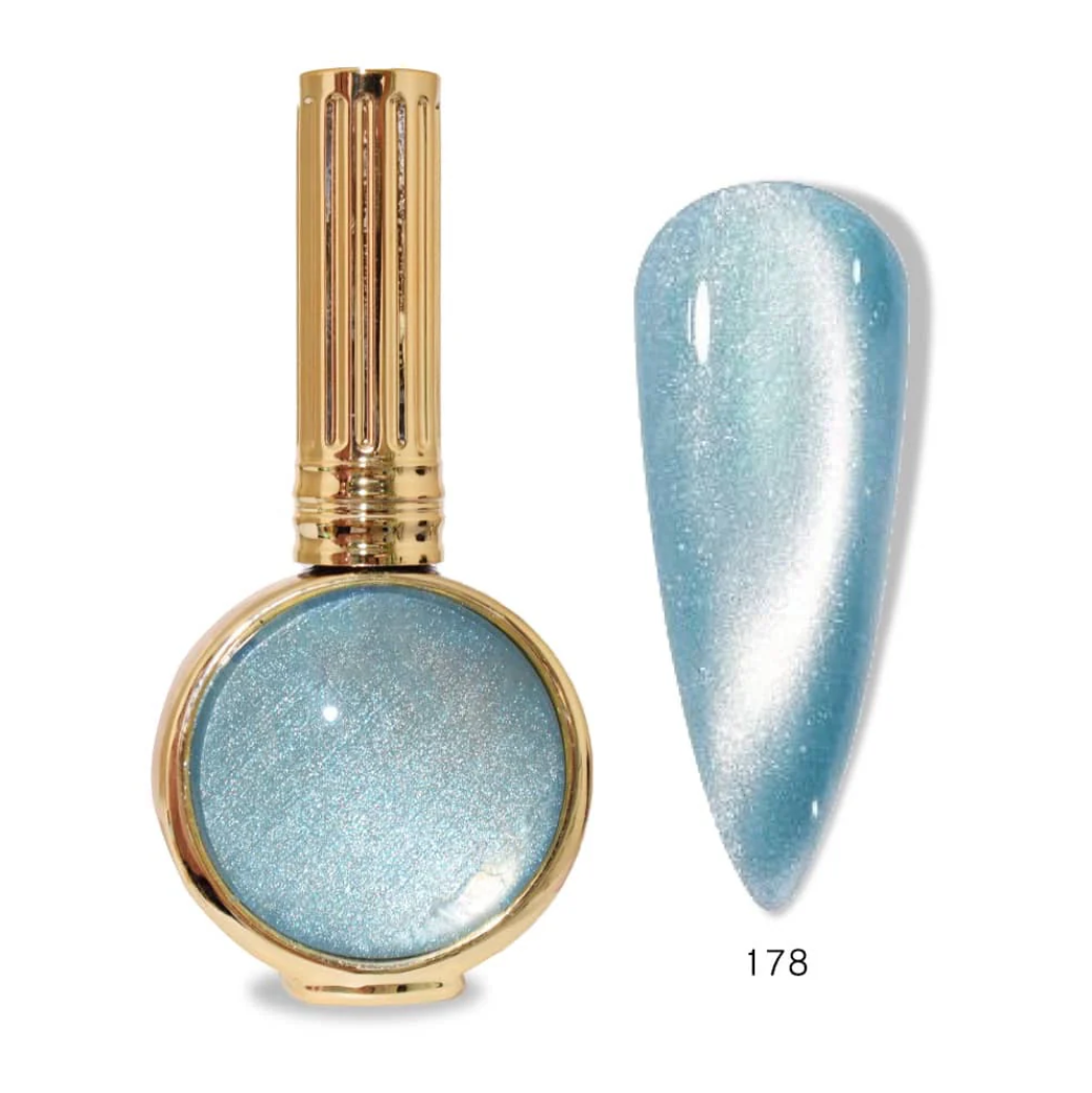 178 - Hang Nude Shimmer Cat Eye - Aqua Pearl