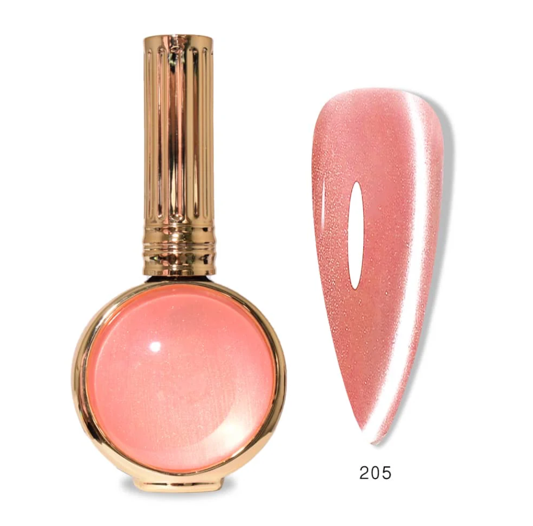 205 - Hang Nude Shimmer Cat Eye - Peach Cashmere