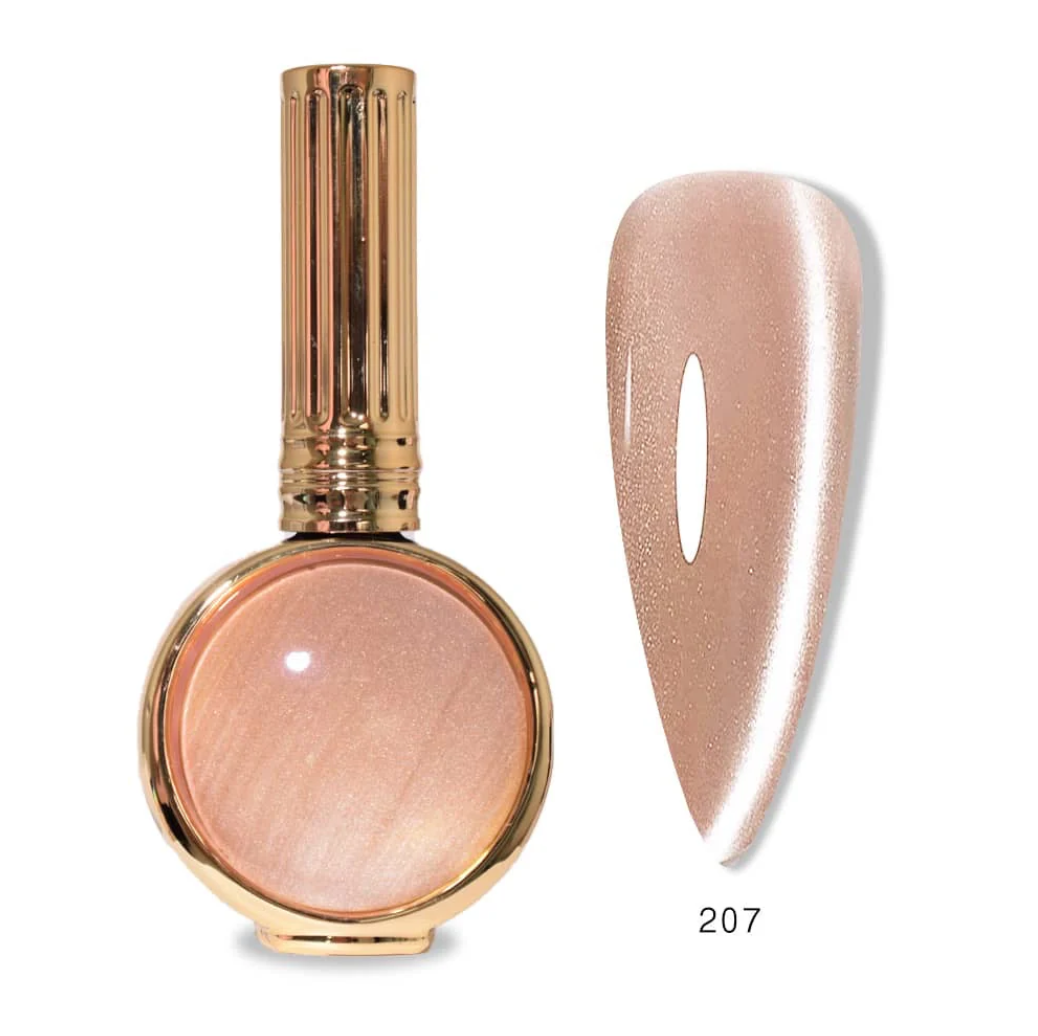 207 - Hang Nude Shimmer Cat Eye - Mauve Satin