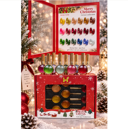 Hang-Merry Christmas Cat Eye Set
