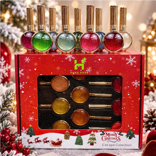 Hang-Merry Christmas Cat Eye Set