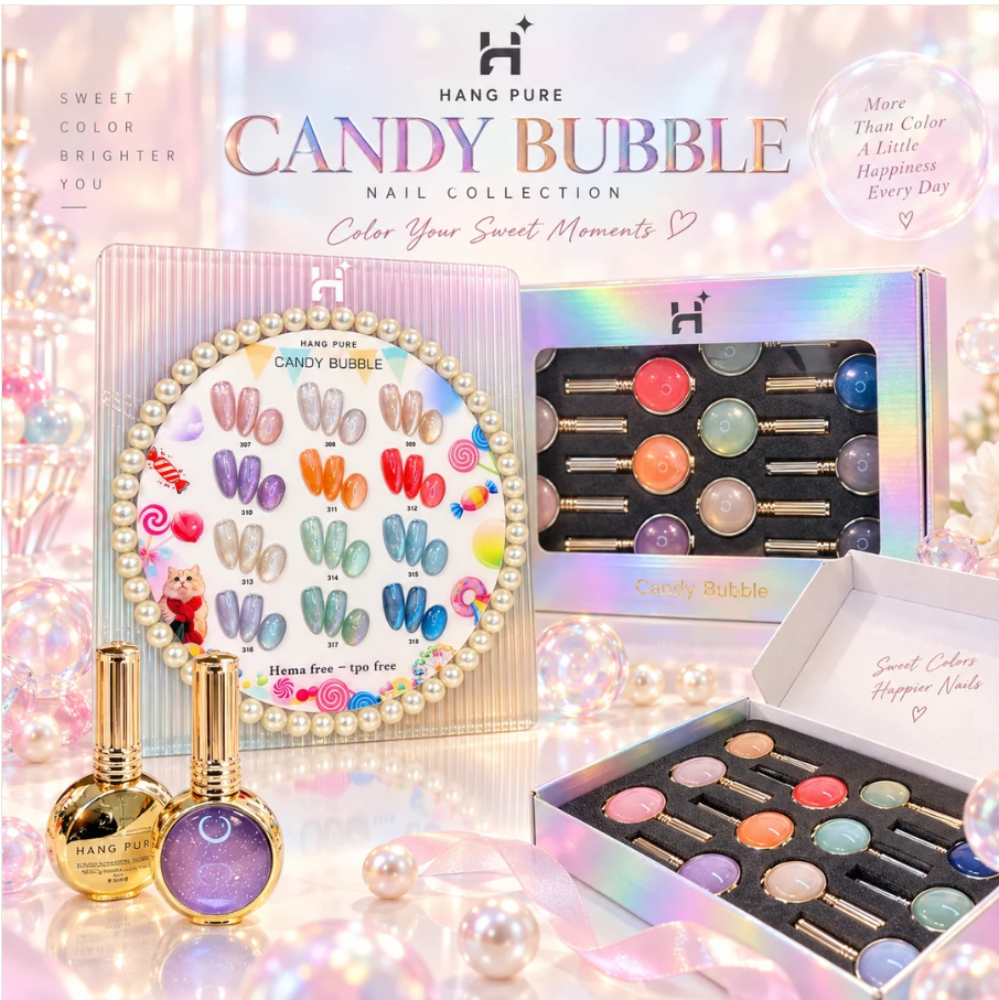 Hang- Candy Bubble Cat Eye Set- 12 Colors