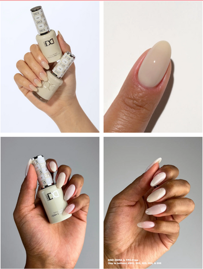 #003 Mist - DND Libre de HEMA & TPO  - Gel & Esmalte Tradicional