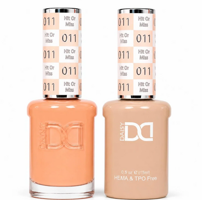 #011 Hit Or Miss - DND Libre de HEMA & TPO  - Gel & Esmalte Tradicional