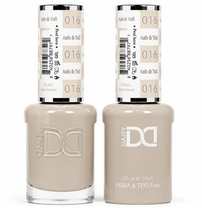 #016 Ash & Tell - DND Libre de HEMA & TPO  - Gel & Esmalte Tradicional