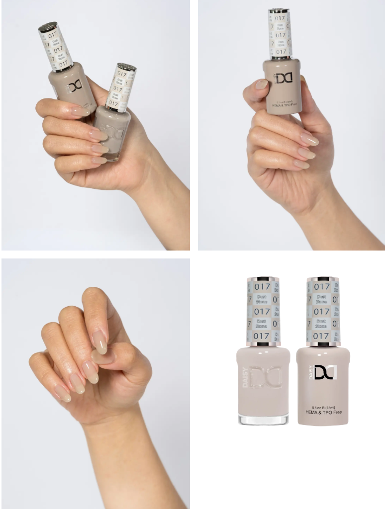 #017 Dust Stone - DND HEMA & TPO-free Gel & Lacquer