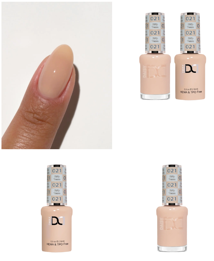 #021 Strip Tease - DND Libre de HEMA & TPO  - Gel & Esmalte Tradicional