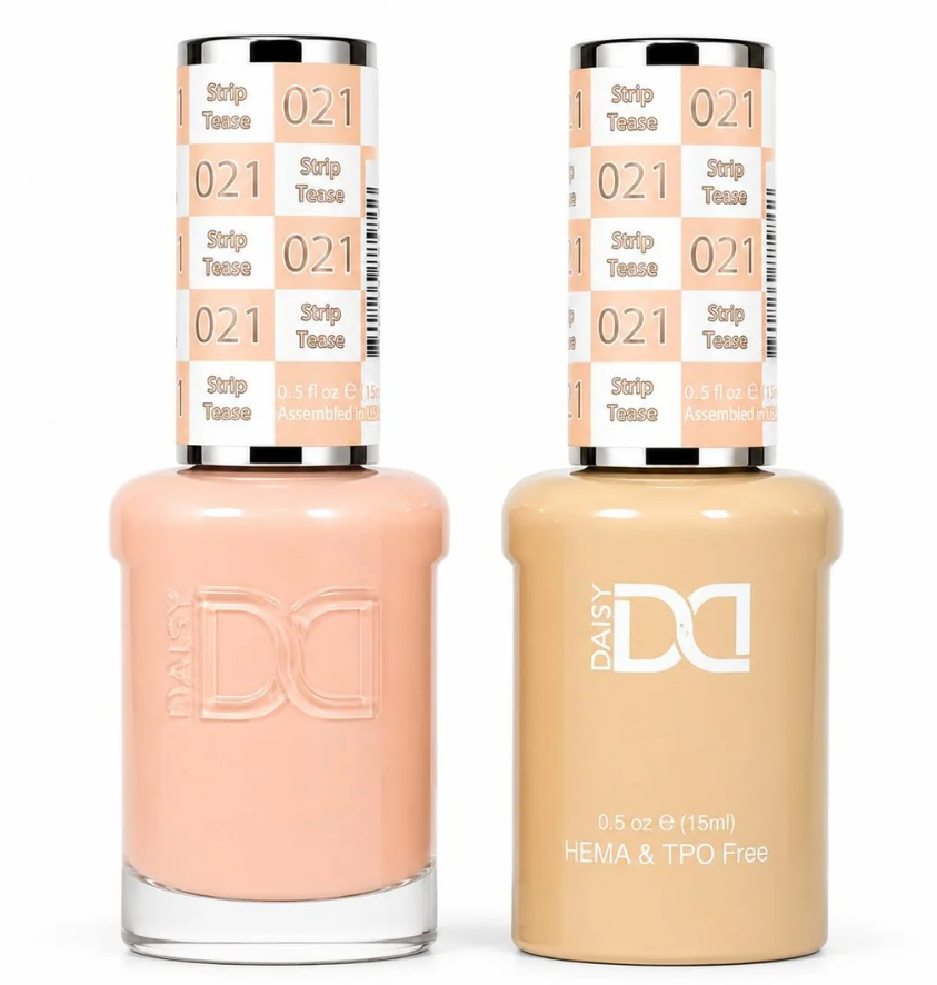 #021 Strip Tease - DND Libre de HEMA & TPO  - Gel & Esmalte Tradicional
