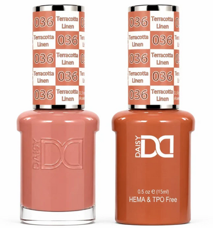 #036 Terracotta Linen - DND HEMA & TPO-free Gel & Lacquer