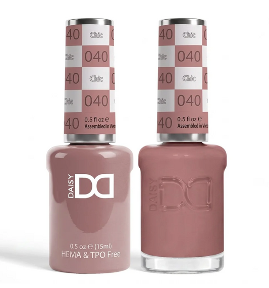 #040 Chic - DND Libre de HEMA & TPO  - Gel & Esmalte Tradicional