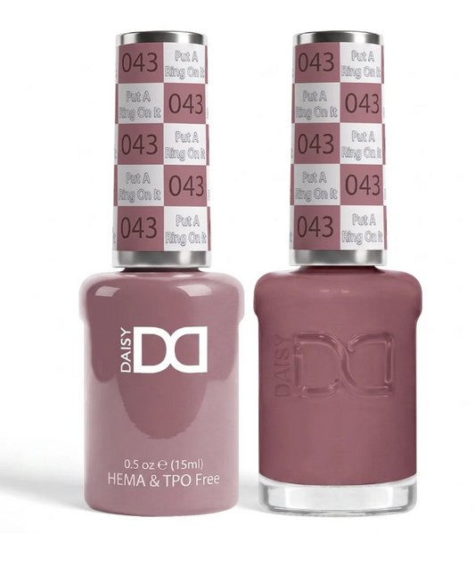 #043 Put A Ring On It  - DND Libre de HEMA & TPO  - Gel & Esmalte Tradicional