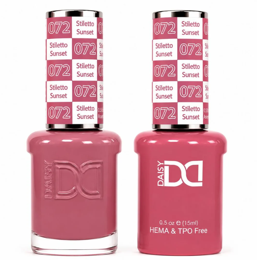 #072 Silhouette Sunset - DND Libre de HEMA & TPO  - Gel & Esmalte Tradicional