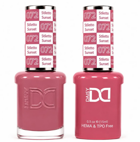 #072 Silhouette Sunset - DND HEMA & TPO-free Gel & Lacquer
