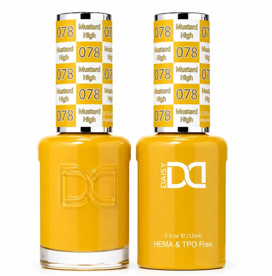 #078 Mustard High - DND Libre de HEMA & TPO  - Gel & Esmalte Tradicional