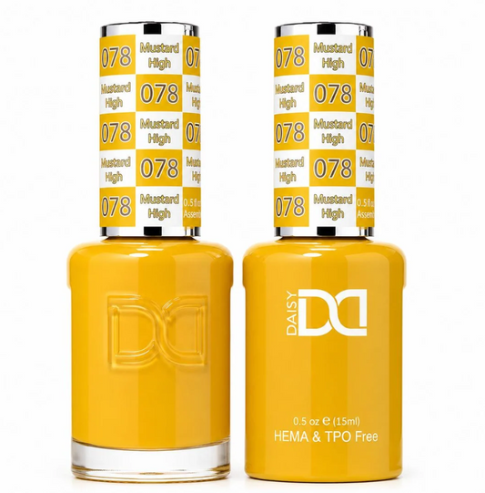 #078 Mustard High - DND HEMA & TPO-free Gel & Lacquer