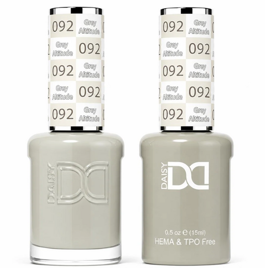 #092 Grey Altitude - DND HEMA & TPO-free Gel & Lacquer