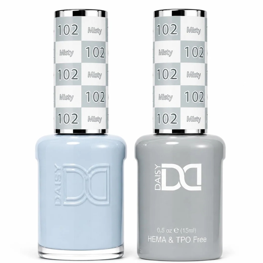 #102 Misty  - DND Libre de HEMA & TPO  - Gel & Esmalte Tradicional