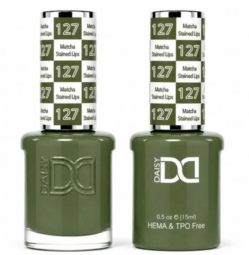 #127 Matcha Stained Lips - DND Libre de HEMA & TPO  - Gel & Esmalte Tradicional
