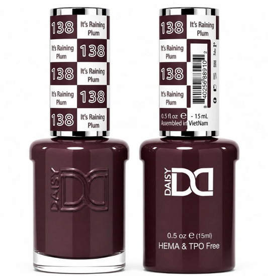 #138 It's Raining Plum - DND Libre de HEMA & TPO  - Gel & Esmalte Tradicional