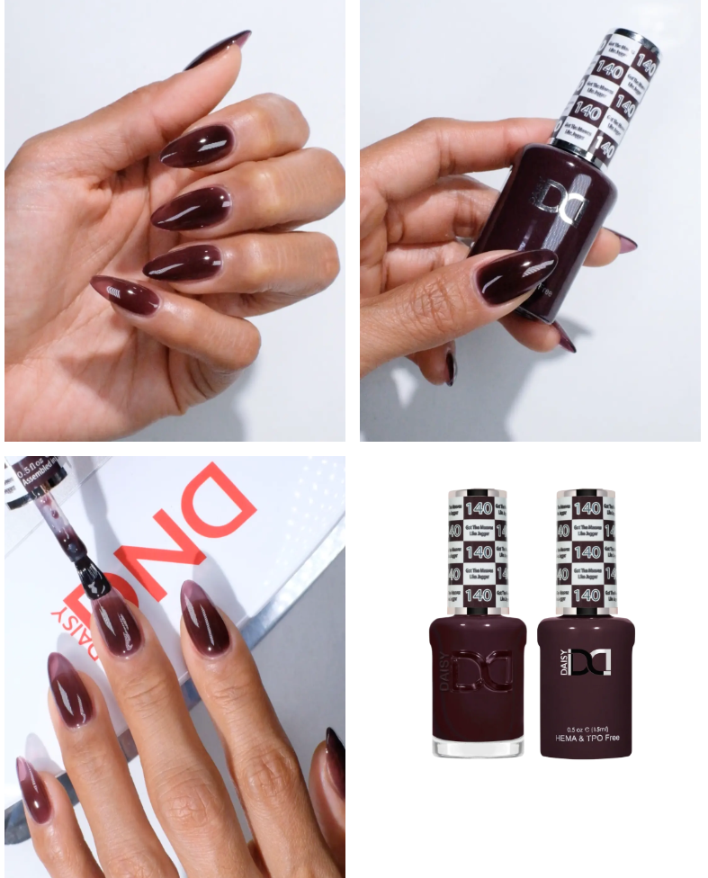 #140 Got The Mauves Like Jagger - DND HEMA & TPO-free Gel & Lacquer