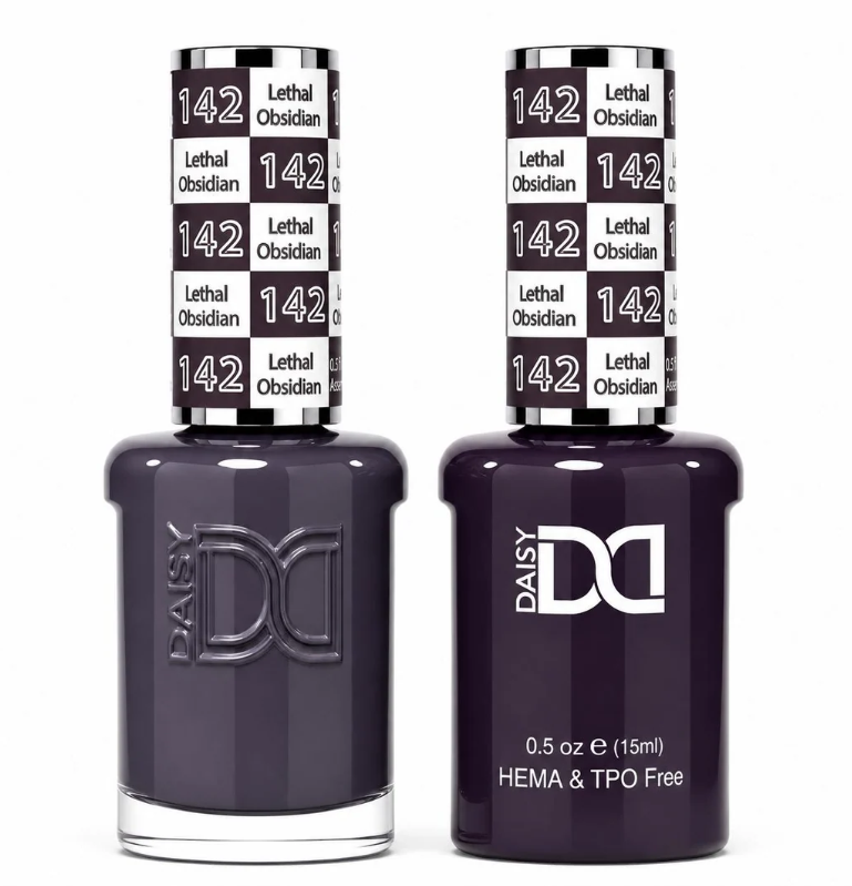 #142 Lethal Obsidian - DND HEMA & TPO-free Gel & Lacquer