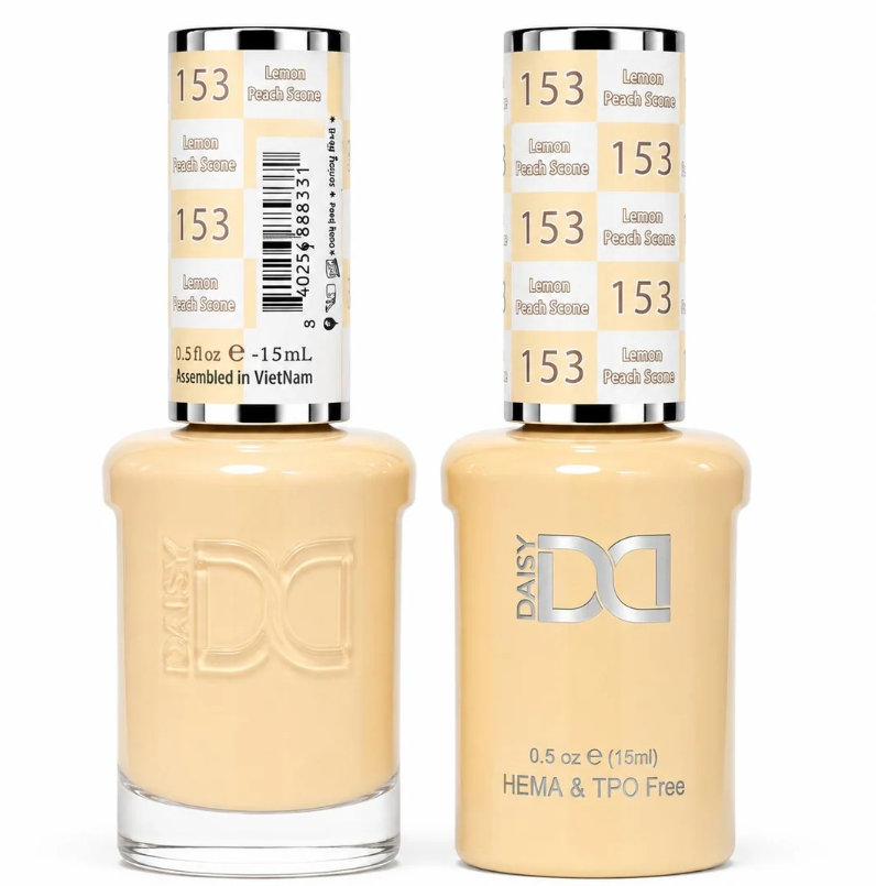 #153 Lemon Peach Scone - DND Libre de HEMA & TPO  - Gel & Esmalte Tradicional