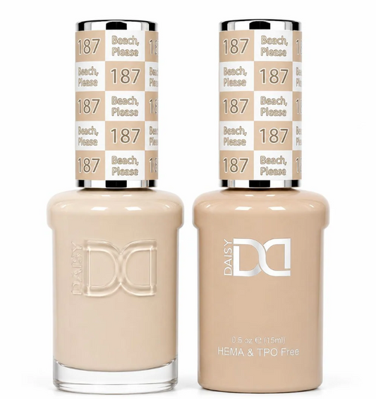 #187 Beach, Please - DND HEMA & TPO-free Gel & Lacquer