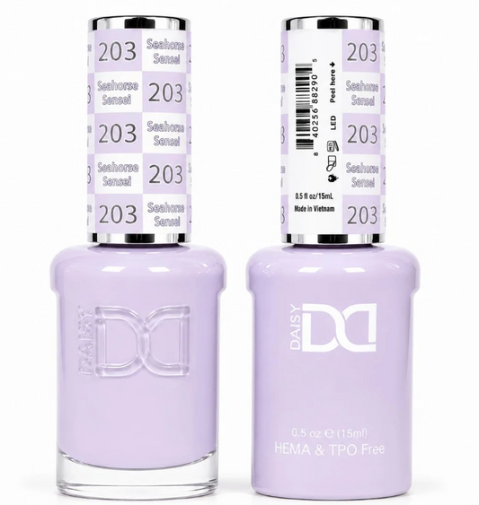 #203 Seahorse Sensei - DND Libre de HEMA & TPO  - Gel & Esmalte Tradicional