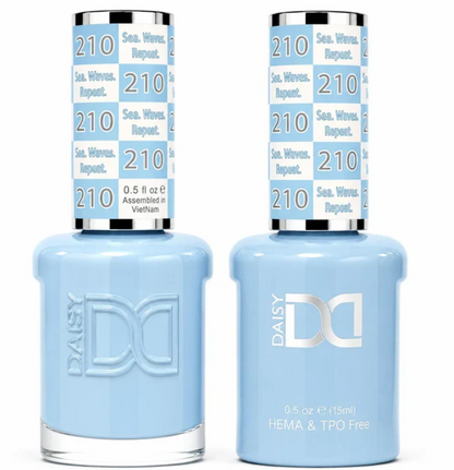 #210 Sea. Waves. Repeat - DND HEMA & TPO-free Gel & Lacque