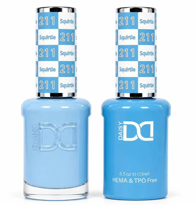 #211 Squirtle - DND Libre de HEMA & TPO  - Gel & Esmalte Tradicional