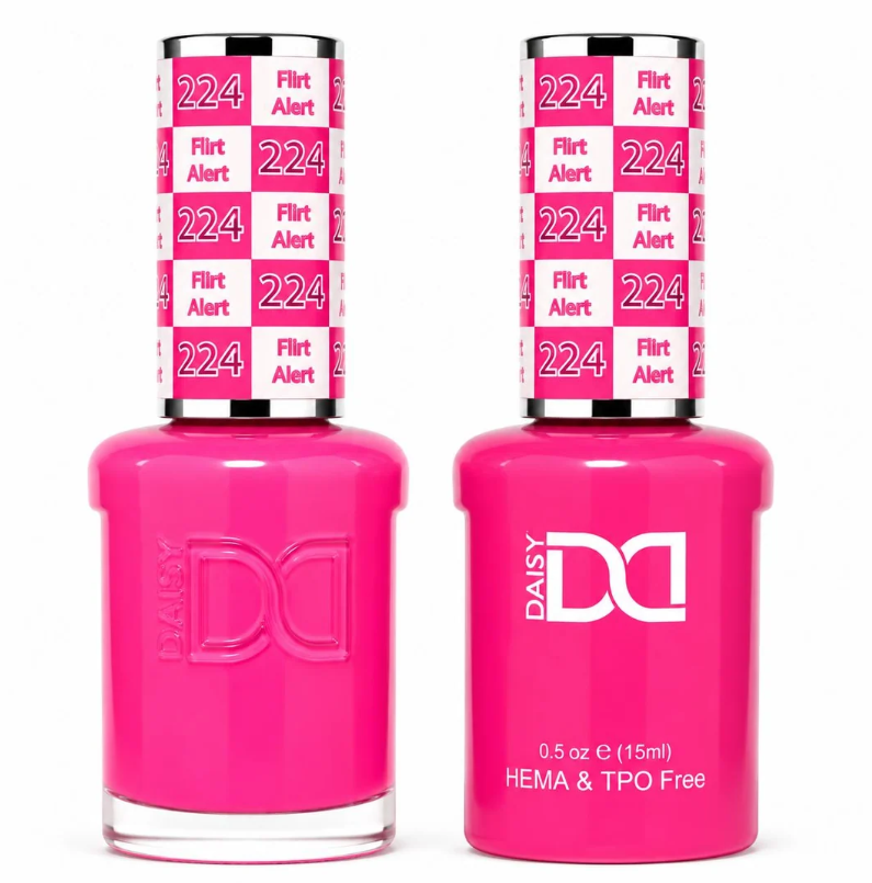 #224 Flirt Alert - DND Libre de HEMA & TPO  - Gel & Esmalte Tradicional