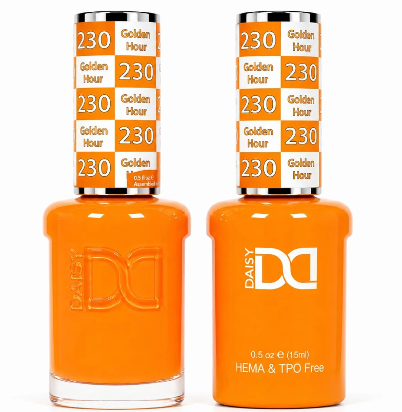 #230 Golden Hour - DND Libre de HEMA & TPO  - Gel & Esmalte Tradicional