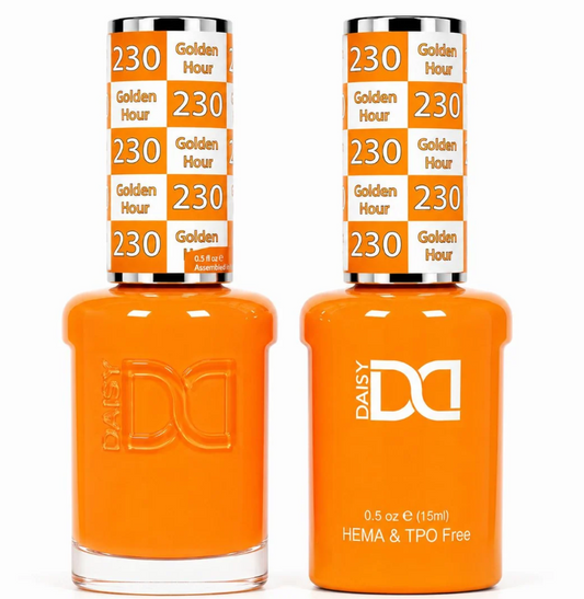 #230 Golden Hour - DND Libre de HEMA & TPO  - Gel & Esmalte Tradicional