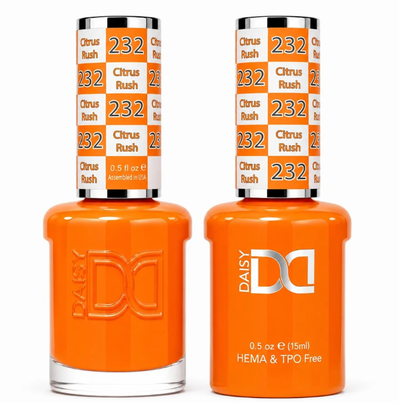 #232 Citrus Rush - DND HEMA & TPO-free Gel & Lacque
