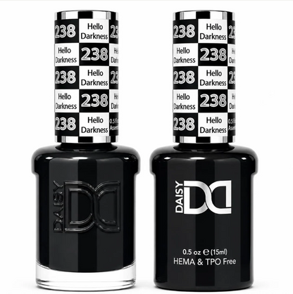 #238 Hello Darkness - DND Libre de HEMA & TPO  - Gel & Esmalte Tradicional