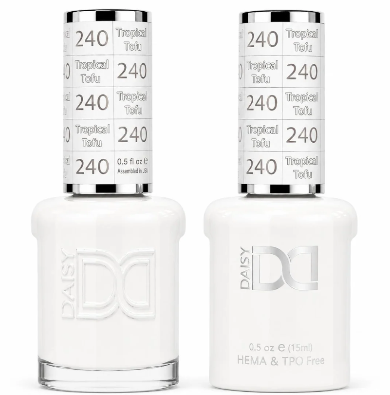 #240 Tropical Tofu - DND Libre de HEMA & TPO  - Gel & Esmalte Tradicional