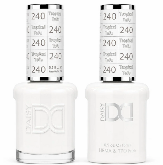 #240 Tropical Tofu - DND Libre de HEMA & TPO  - Gel & Esmalte Tradicional