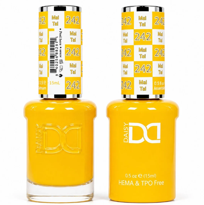 #242 Mai Tai - DND Libre de HEMA & TPO  - Gel & Esmalte Tradicional