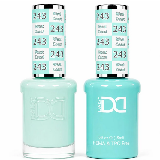 #243 West Coast - DND Libre de HEMA & TPO  - Gel & Esmalte Tradicional