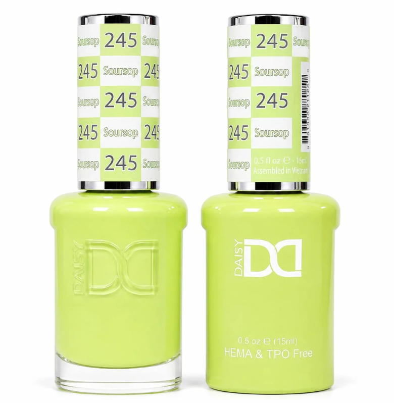#245 Soursop - DND Libre de HEMA & TPO  - Gel & Esmalte Tradicional
