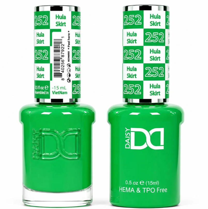 #252 Hula Skirt - DND Libre de HEMA & TPO  - Gel & Esmalte Tradicional