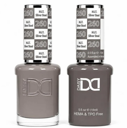 #260 M.I.T Silver Steel - DND HEMA & TPO-free Gel & Lacque
