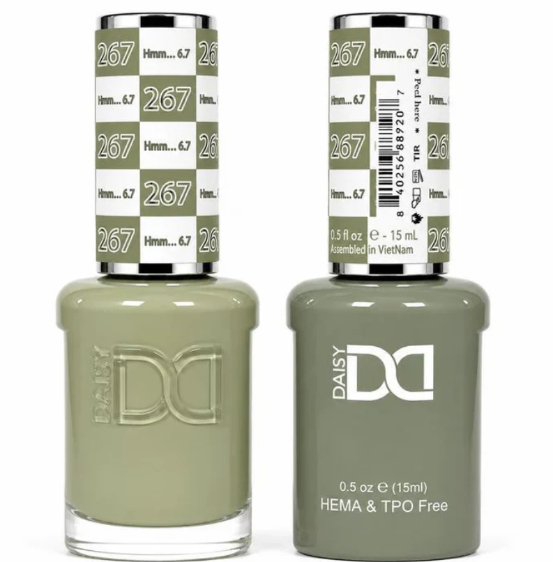 #267 Hmm...6,7 - DND Libre de HEMA & TPO  - Gel & Esmalte Tradicional