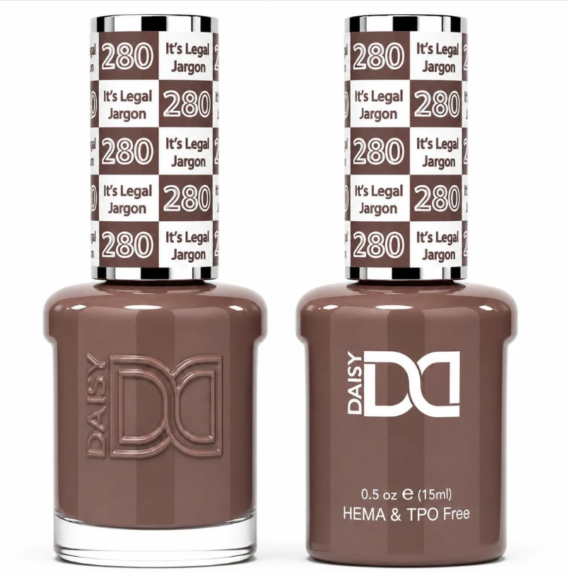 #280 It's Legal Jargon - DND Libre de HEMA & TPO  - Gel & Esmalte Tradicional
